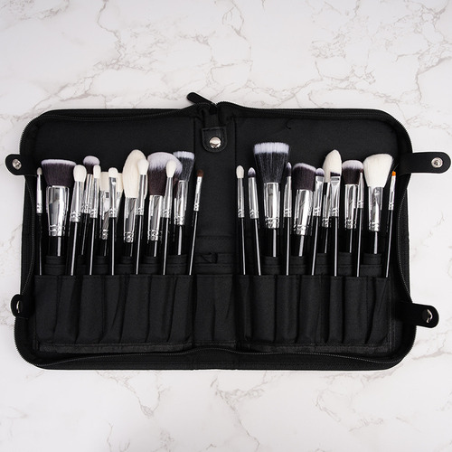 Juego De Brochas De Maquillaje De Pelo Animal De 25 Piezas