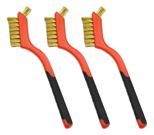 Juego De Cepillos Brush Wire, 3 Piezas, Cerdas De Nailon, La