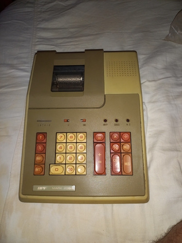 Imagen 2 de 2 de Calculadora Máquina De Sumar Eléctrica Olivetti.