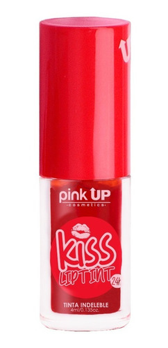 Pink Up, Kiss Lip Tint, Larga Duración, Color Intenso 