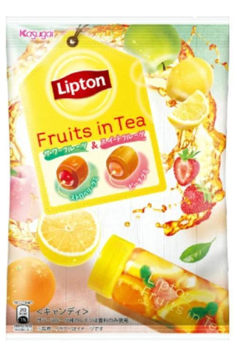 Kasugai Balas Lipton Fruits In Tea Candy Sour & Sweet
