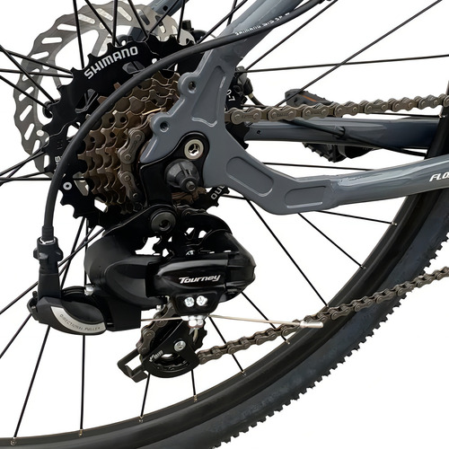 Bicicleta Mtb Oggi Float Sport 21v Aro 29 Freio Disco Cor Grafite/cinza/rosa Quadro 17