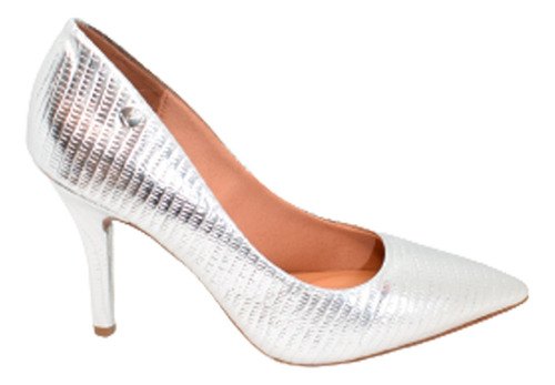 Zapatos Vizzano Stilettos Mujer Croco Metalizado Confort