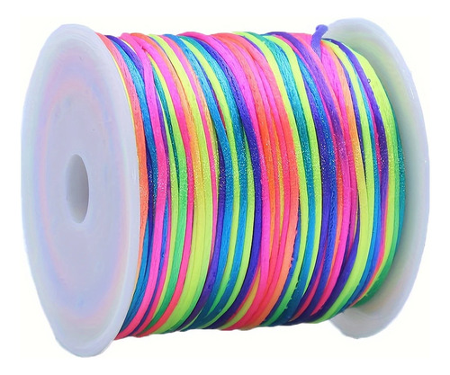 Cordón De Seda 3mm Cola De Rata Bisutería Todos Los Colores Multicolor Fluorescente