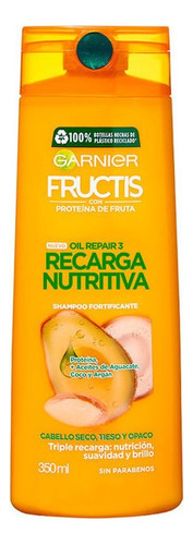 Shampoo Garnier Fructis Oil Repair Recarga Nutritiva X 350ml