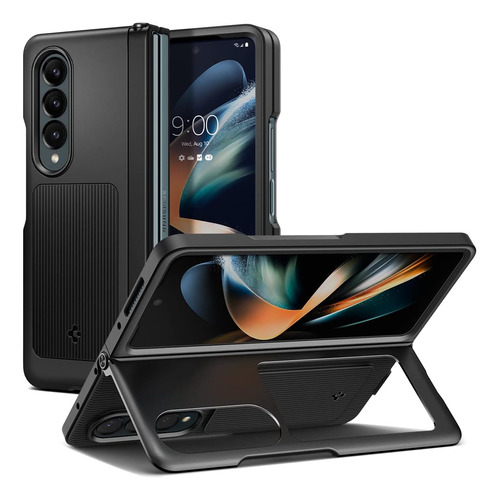 Spigen Neo Hybrid S Funda Diseñada P/ Galaxy Z Fold 4 Negro