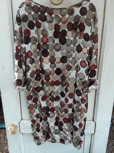 Imagen 3 de 4 de Vestido Lunares Estampado Español