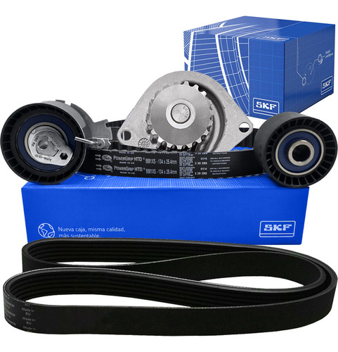 Distribucion Skf + Poly-v Citroen C3 Air 1.6 16v 2014 2015