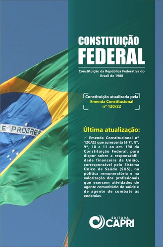 Livro Constituição Federal Do Brasil Edição Atualizada 2022