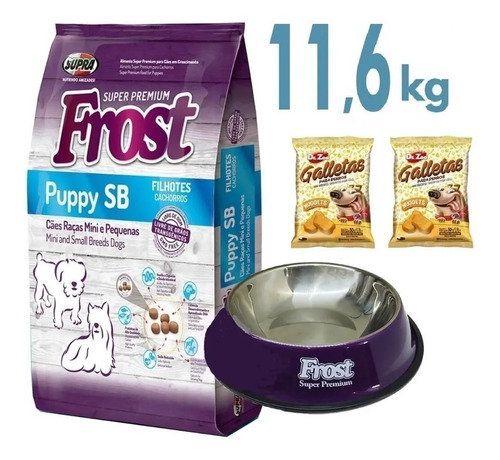 Frost Cachorro Sb 11,6k +comedero Inox+2 Snacks+envio Gratis