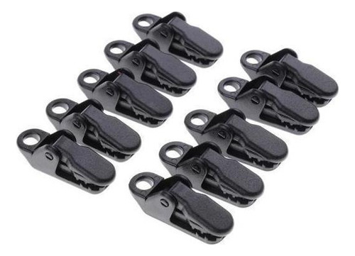 10x 10pcs Reutilizable Carpa Snap Clamps Lona Clips Camping