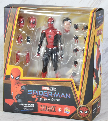 Spider-man Upgraded Suit (no Way Home) Mafex Medicom (Usado)