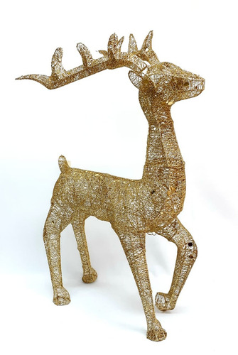 Ciervo Alambre Oro 60 Cm  #30899  - Sheshu Navidad