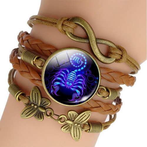 Pulseira Luminosa Signos Do Zodíaco - Astrologia - Horóscopo Cor Escorpião