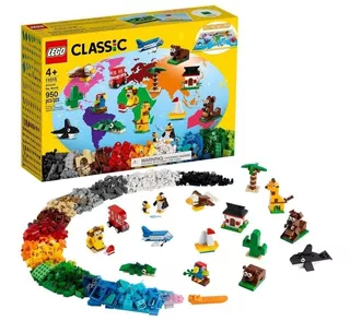 Kit De Construcción Lego Classic Alrededor Del Mundo 11015 Cantidad de piezas 950