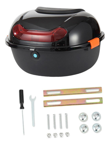 Caja Trasera Para Vehículo Eléctrico, Portador Negro