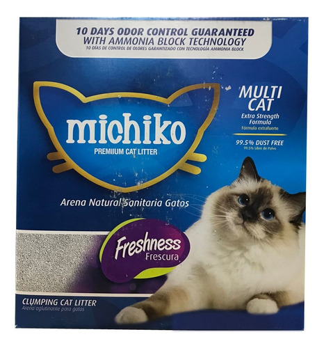 Michiko Premium Arena Para Gatos | Multicat X 25 Lbs