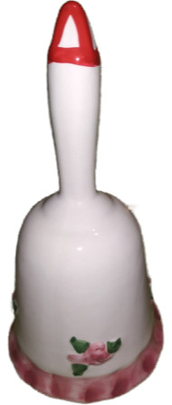 Campana Ceramica, Adorno Navideño, Nueva, Remanente De Local