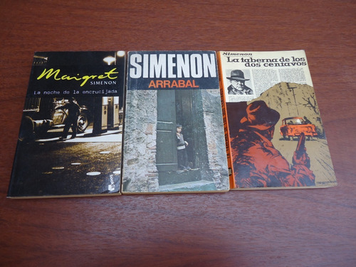 Simenon X3 - Noche De La Encrucijada/arrabal/taberna De Los