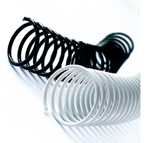 Espiral Plastico Rafer Para Encuadernación 25mm X 20 Unid.