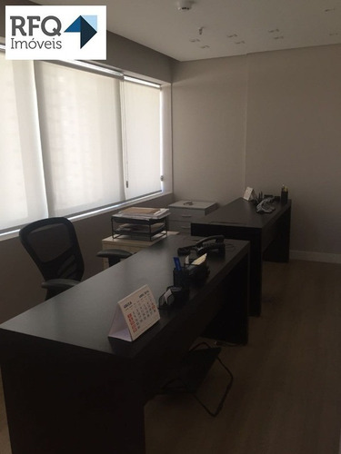 Imagem 5 de 11 de Excelente Conjunto Comercial, Com 46 M² De Área Útil, Com 2 Banheiros, Copa, Recepção, Sala De Trabalho E Sala De Reunião. - Sa00049 - 32673473