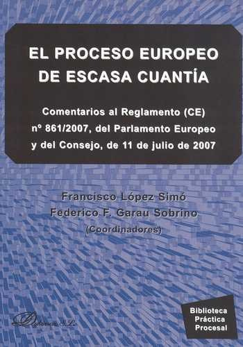 Libro Proceso Europeo De Escasa Cuantía, El