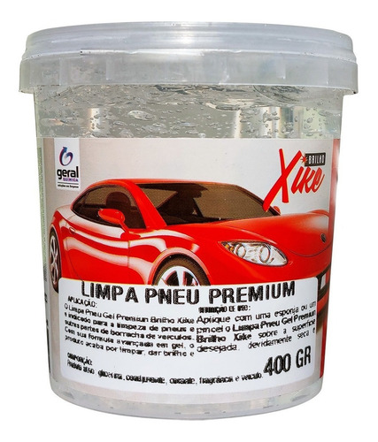 Pote De Limpa Pneu Automotivo Semi Gel Incolor Baba - 400g