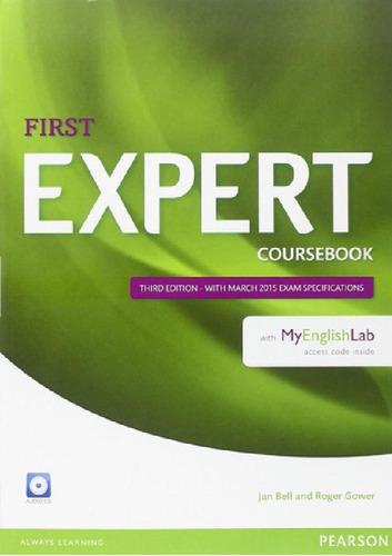 Expert First Cours  With Myenglishlab [3ª Edici] Pearson