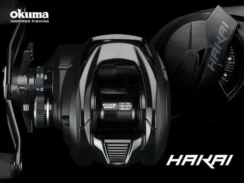 Reel Huevito Rotativo Okuma Hakai Dt 100h-a 7 Rulemanes