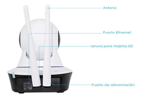 Imagen 6 de 9 de Hiseeu 1080p 1536p Cámara Ip De Seguridad Inalámbrica Wifi