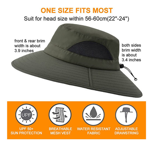 Sombreros De Sol De Secado Rápido Upf50 Y Gorro Para Senderi