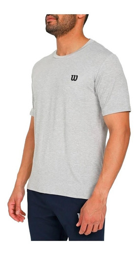 Camiseta Deportiva Hombre Cuello Redondo Fitness Wilson Gym