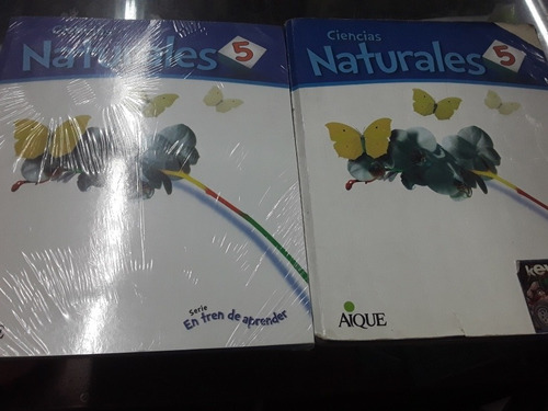 Naturales 5 En Tren De Aprender Lote X2 Libros Nuevo Y Usado