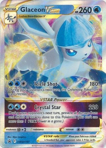 Glaceon Vstar Swsh197 Promo Ultra Raro Pokemon Tcg