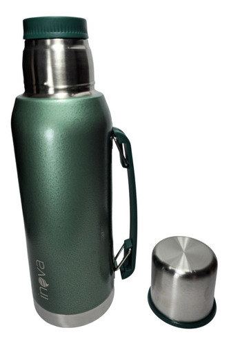 Imagen 3 de 6 de Termo Acero Inoxidable Tapon Cebador Bpa Free 1 Litro Inova
