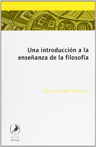 Libro Una Introduccion A La Enseñanza De La Filosofia (forma