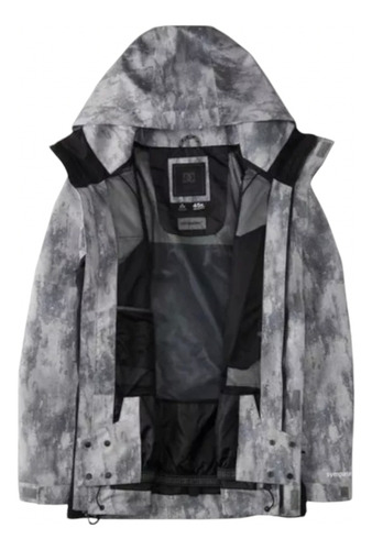 Campera Dc Snow Command 45k (xsss) Gris Oscuro M Lisa