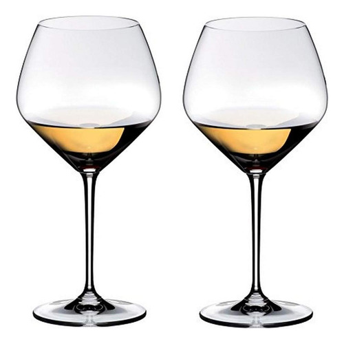 Riedel Heart To Heart Chardonnay Vasos, Juego De 2, Transpar