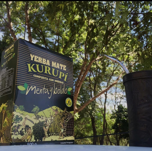 Yerba mate Kurupí paraguaya menta y boldo 500g