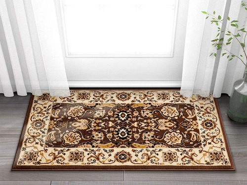 Darya Brown Modern Sarouk Area Rug Actualizado Estilo T...