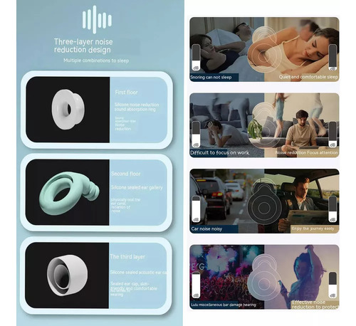 Auriculares Con Cancelación De Ruido Loop Mute Para Dormir