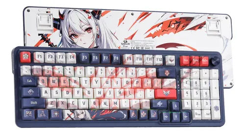 Teclado Gamer Redragon K686ak Eisa Rgb Pro Anime Edition