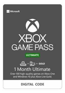 Tarjeta Game Pass Ultimate Gift Card Usa (1 Mes)