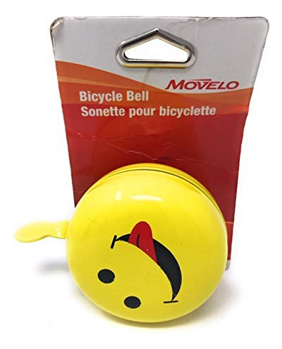 Campana De Bicicleta Movelo Cara Feliz Amarilla