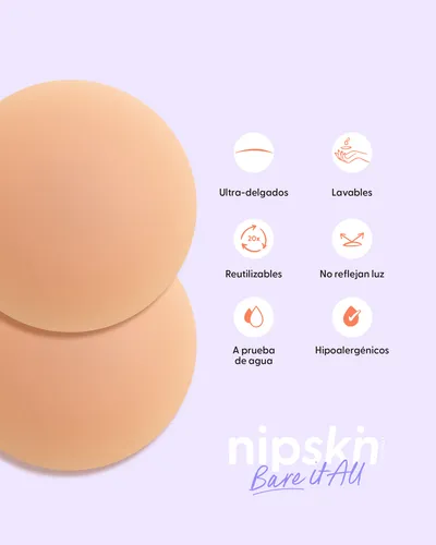 Copas De Silicona Para Busto Más Estuche - Nipskin®