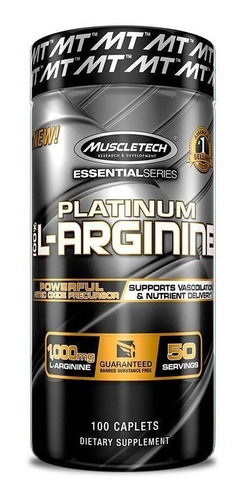 Platinum 100% L-arginine - (100 Caps) - Muscletech