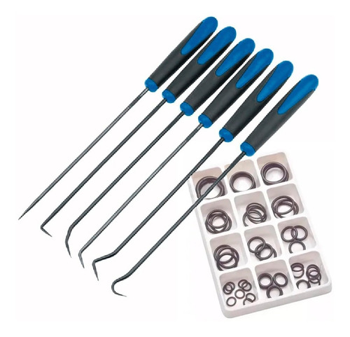 Juego Oring X 50 Pc + Kit Extractor Oring 6 Pc Largos S.