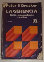Comprar La Gerencia,  Tareas, Responsabilidades Y Prácticas -drucker