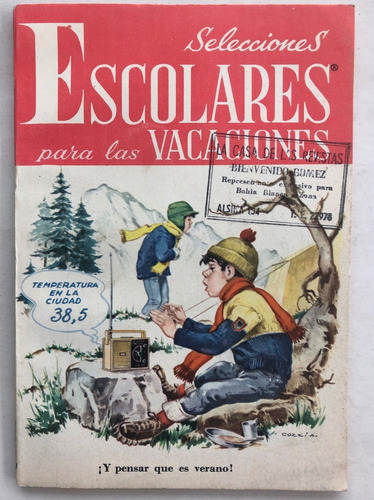 Revista Selecciones Escolares Nº 55 Enero De 1962