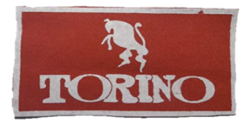 Parche Estampado Termoadhesivo Torino Rojo 10x5,5 Cm.